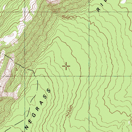Topographic Map of Pinegrass Ridge, WA
