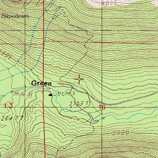 Topographic Map of Polar Star Mine, WA