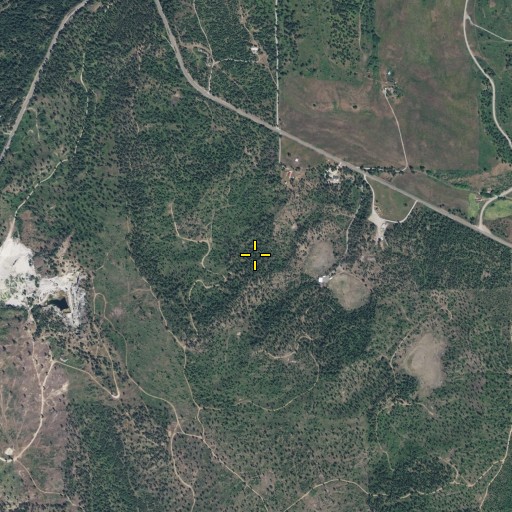 Aerial/Satellite Image of Pot Holes, WA