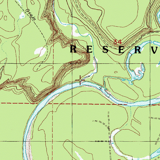 Topographic Map of Prairie Creek, WA