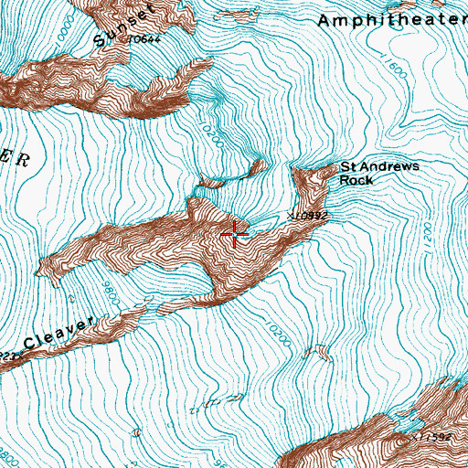 Topographic Map of Puyallup Cleaver, WA