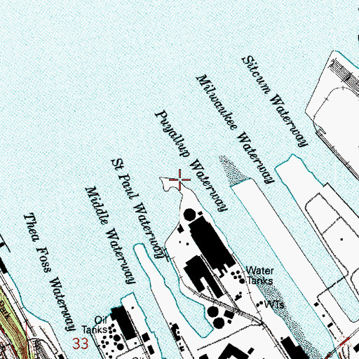 Topographic Map of Puyallup River, WA