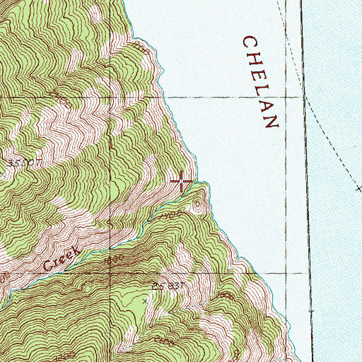 Topographic Map of Pyramid Creek, WA
