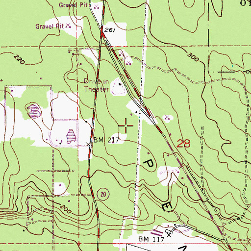 Topographic Map of Quimper Peninsula, WA