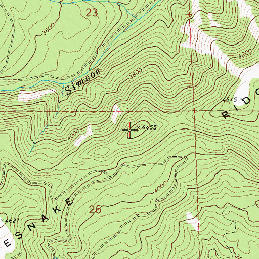 Topographic Map of Rattlesnake Ridge, WA