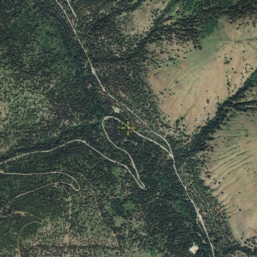 Aerial/Satellite Image of Ray Creek, WA