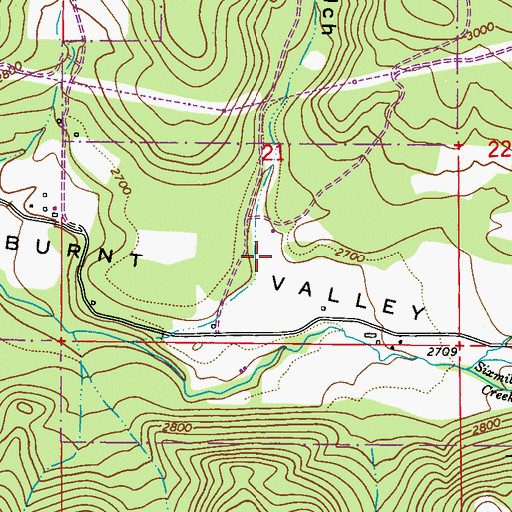 Topographic Map of Reik Gulch, WA