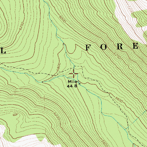 Topographic Map of Remmel Creek, WA