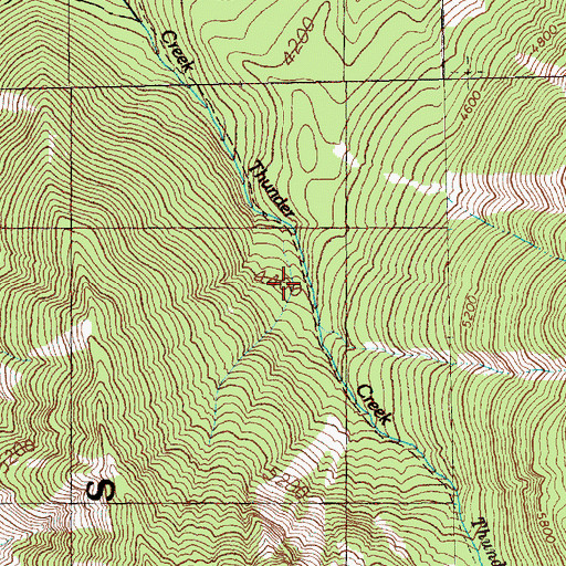 Topographic Map of Richmond Mine Trail, WA