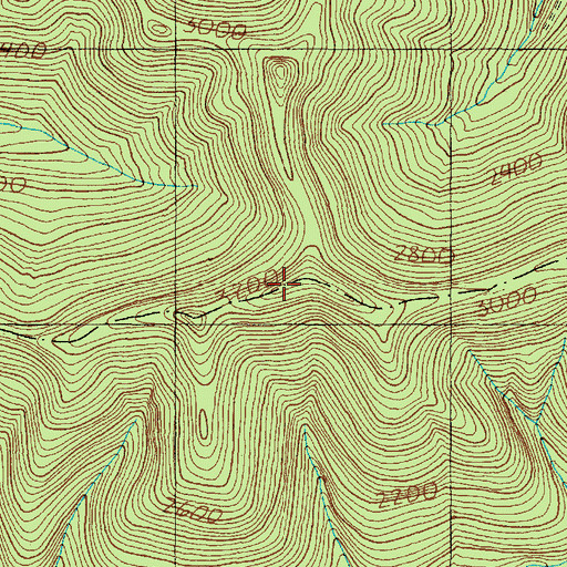 Topographic Map of Rugged Ridge, WA