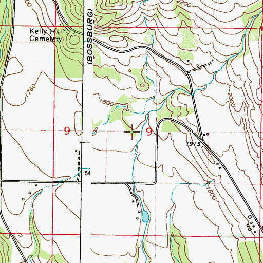Topographic Map of Sackit Canyon, WA