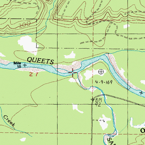 Topographic Map of Salmon River, WA