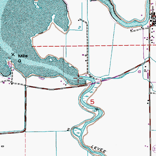 Topographic Map of Samish River, WA