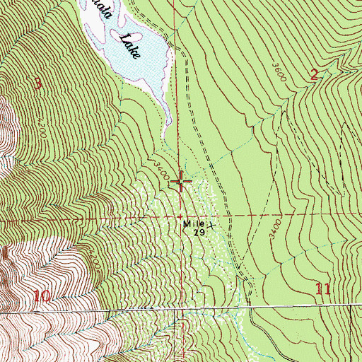 Topographic Map of Scatter Creek, WA