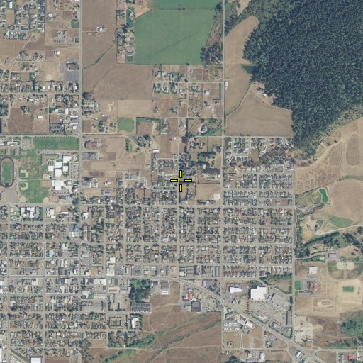Aerial/Satellite Image of Sequim Prairie, WA