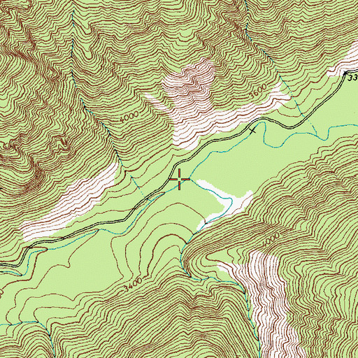 Topographic Map of Sheep Creek, WA