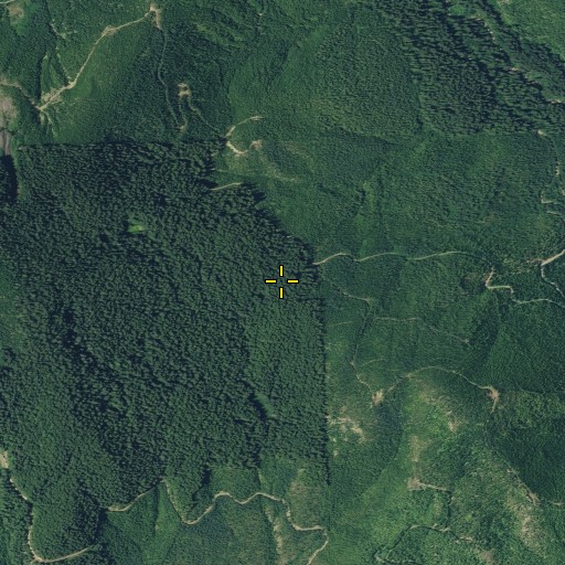 Aerial/Satellite Image of Sheets Pass, WA