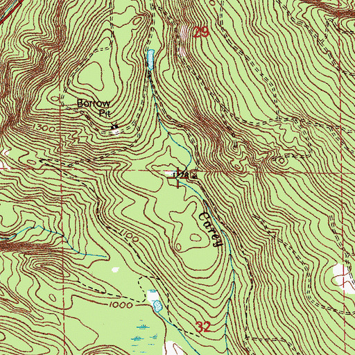 Topographic Map of Shingle Mill, WA