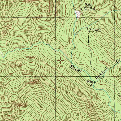 Topographic Map of Silt Creek, WA