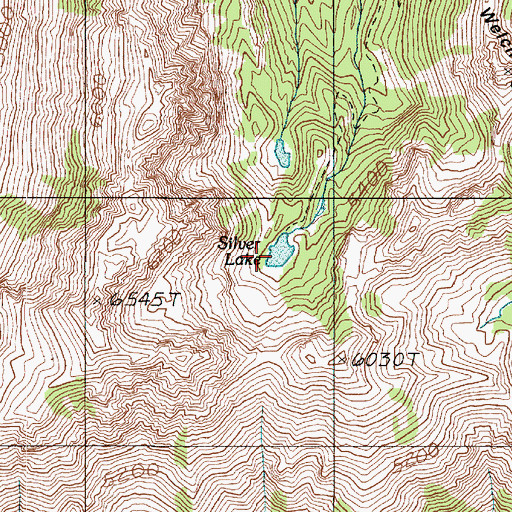 Topographic Map of Silver Lake, WA
