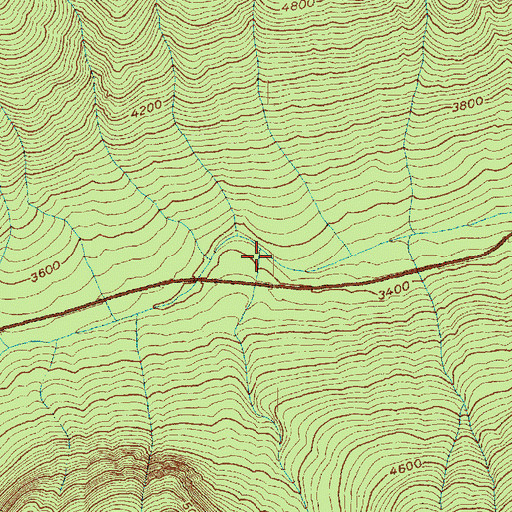 Topographic Map of Silver Star Creek, WA