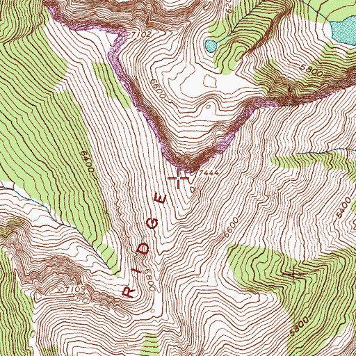 Topographic Map of Sisi Ridge, WA