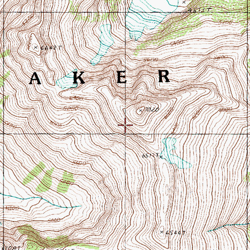 Topographic Map of Skagit Range, WA