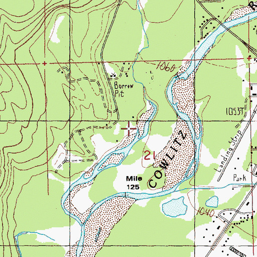 Topographic Map of Skate Creek, WA