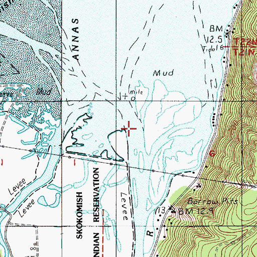 Topographic Map of Skokomish Valley, WA