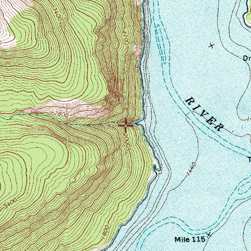 Topographic Map of Skymo Creek, WA