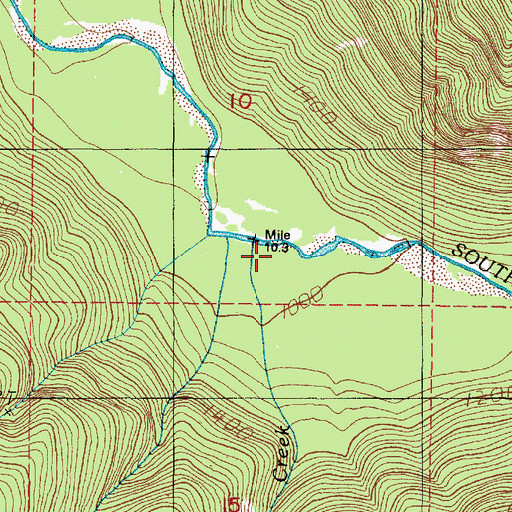Topographic Map of Slate Creek, WA