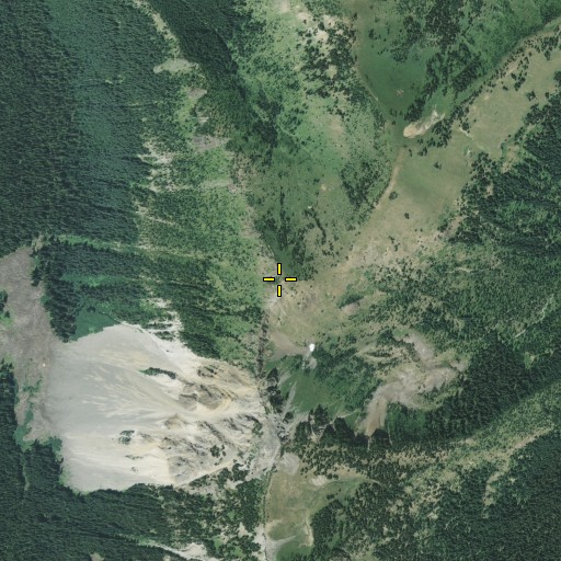 Aerial/Satellite Image of Slide Mountain, WA