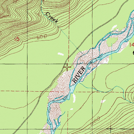Topographic Map of Snider Creek, WA