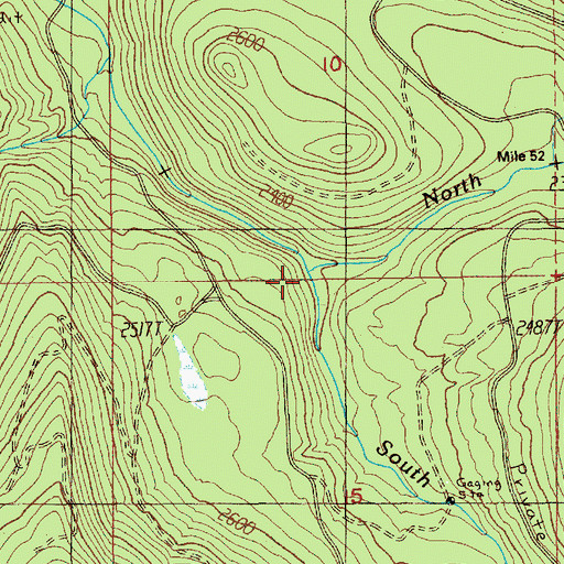 Topographic Map of South Fork Cedar River, WA