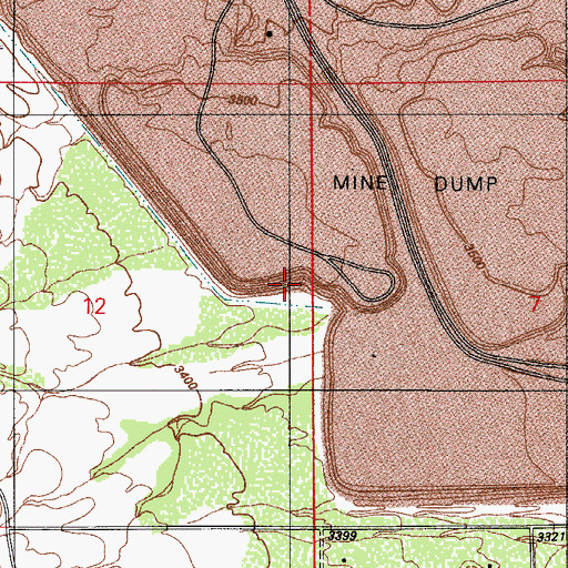 Topographic Map of Angelica Wash, AZ