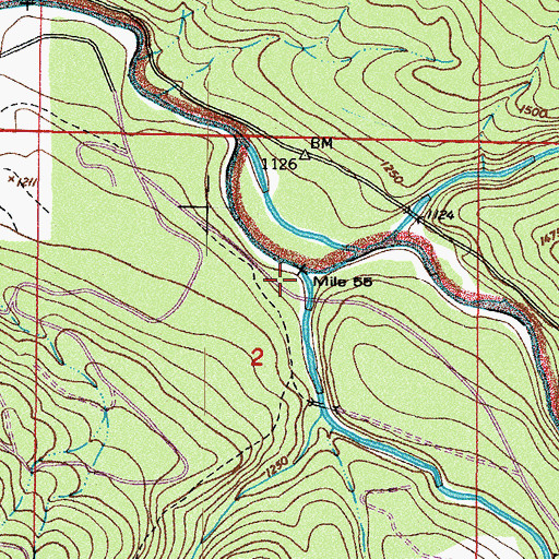 Topographic Map of South Fork Sol Duc River, WA