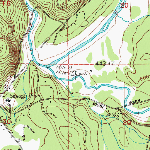 Topographic Map of South Fork Toutle River, WA