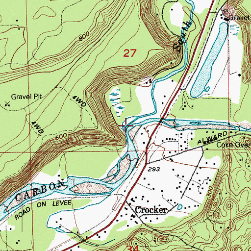 Topographic Map of South Prairie Creek, WA