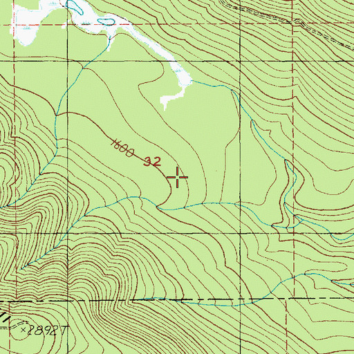 Topographic Map of Spar Tree Trail, WA
