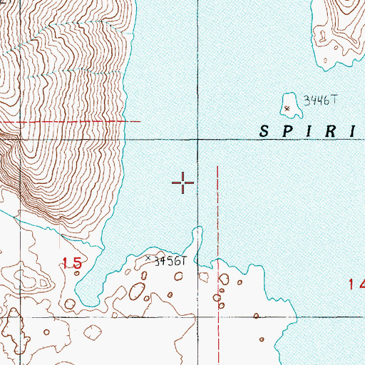 Topographic Map of Spirit Lake Forest Camp (historical), WA