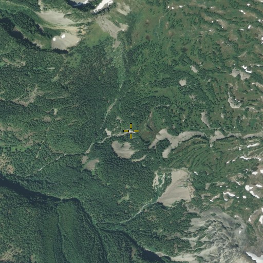 Aerial/Satellite Image of Spray Falls, WA