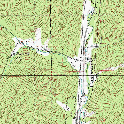 Topographic Map of Spromberg Canyon, WA