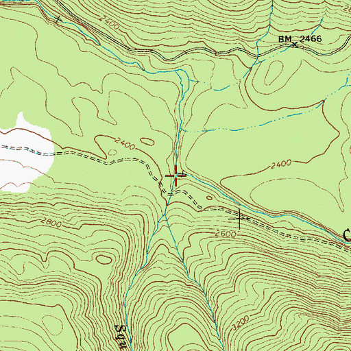 Topographic Map of Squaw Creek, WA