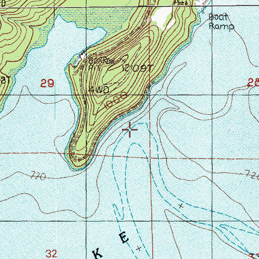 Topographic Map of Steffen Creek, WA