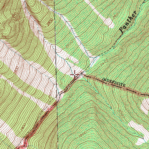 Topographic Map of Stillwell Creek, WA