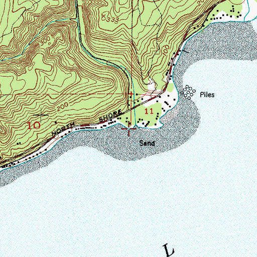 Topographic Map of Stimson Creek, WA
