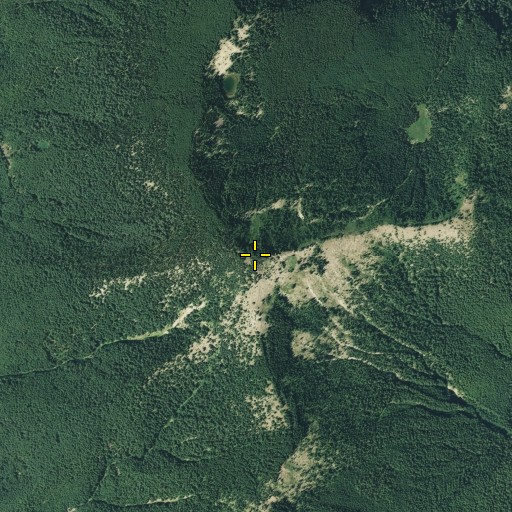 Aerial/Satellite Image of Strawberry Mountain, WA