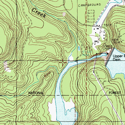 Topographic Map of Sulphur Creek, WA