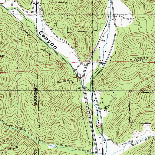 Topographic Map of Sunitsch Canyon, WA