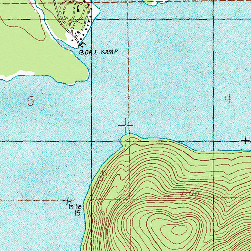 Topographic Map of Swift Creek, WA